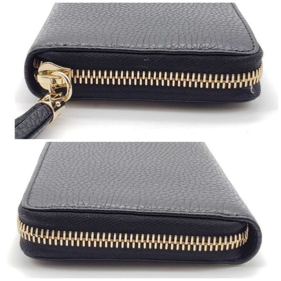 Authentic Gucci GG Black Zippy Wallet New - Picture 7 of 16